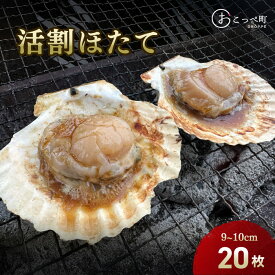 【ふるさと納税】活割ほたて（9～10cm）20枚【18001】