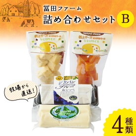 【ふるさと納税】牧場から直送『チーズ詰め合わせセットB』【22004】