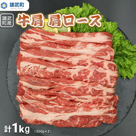 【ふるさと納税】北海道産 牛肉 セット 冷凍 肩ロース 500g × 2 国産 バラ肉 牛肩ロース すき焼き 北海道 取り寄せ ふるさと納税 雄武 雄武町【09117】