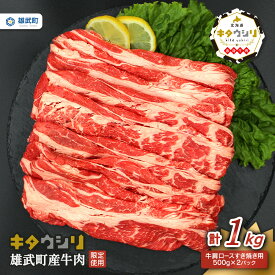 【ふるさと納税】北海道産 牛肉 セット 冷凍 肩ロース 500g × 2 国産 バラ肉 牛肩ロース すき焼き 北海道 取り寄せ ふるさと納税 雄武 雄武町【0911701】