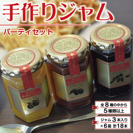 【ふるさと納税】手作りジャムのパーティセット(5種類以上計18本) 【 ふるさと納税 人気 おすすめ ランキング ジャム じゃむ フルーツ さくらんぼ ブルーベリー プルーン りんご いちご 北海道 壮瞥町 送料無料 】 SBTK003