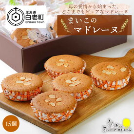 【ふるさと納税】マドレーヌ15個セット AR101お菓子 デザート スイーツ ケーキ マドレーヌ 北海道ふるさと納税 白老 ふるさと納税 北海道