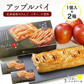 【ふるさと納税】まいこのアップルパイ2個お菓子 デザート スイーツ 洋菓子 アップルパイ 北海道ふるさと納税 白老 ふるさと納税 北海道