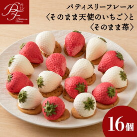 【ふるさと納税】そのまま天使のいちごとそのまま苺 計16個セットムース 一口 レアチーズ ジャム イチゴ 食べ比べ セット お菓子 デザート スイーツ 洋菓子 北海道ふるさと納税 白老 ふるさと納税 北海道