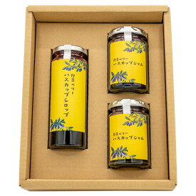 【ふるさと納税】北海道厚真町産ハスカップジャム2瓶&ハスカップシロップ1瓶セット《厚真町》【株式会社知熊屋】 [AXBN003]
