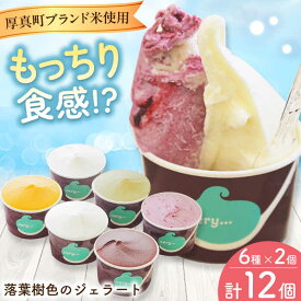 【ふるさと納税】very motch 米粉のジェラート 6種×2セット 計12個 お届け回数選べる！ 《厚真町》【株式会社クーバル】ジェラート アイス セット アソート 米粉 詰め合わせ スイーツ ギフト 定期便 送料無料 北海道 [AXBQ007]