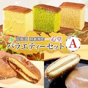 【ふるさと納税】一心堂バラエティーセット(カステラ3種各1個、あずき衣3個、好み2個) お菓子 どら焼き 和菓子 スイーツ