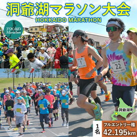 【ふるさと納税】洞爺湖マラソンに参加して大会を応援！ エントリー権 (1人)　お届け：2026年2月1日～3月末まで