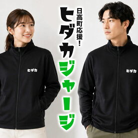 【ふるさと納税】服 ヒダカジャージ 黒 1着 日高町観光まちづくり協会《60日以内に出荷予定(土日祝除く)》北海道 日高町 ジャージ 上着 黒 服 衣類 メンズ 女 男女 スポーツ ウェア 道産 日高 土産 旅行 長袖 部屋着 普段着 通勤 学生 観光