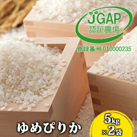 【ふるさと納税】北海道日高【田中農園】R5年産 ゆめぴりか 10kg JGAP認証　【米・お米・ゆめぴりか】　お届け：2023年10月から順次発送