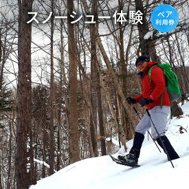 【ふるさと納税】スノーシュー体験【体験チケット】体験 チケット 自然 雪 北海道 日高町