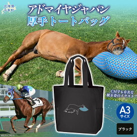 【ふるさと納税】【アドマイヤジャパン×Yogibo】厚手トートバッグ【ふるさと納税 人気 おすすめ ランキング 馬 競馬 競走馬 引退馬 アドマイヤジャパン 日高 北海道 平取町 送料無料】 BRTV038