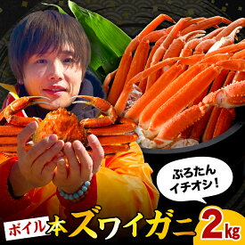 【ふるさと納税】ボイル済み 本ズワイガニ 【内容量が選べる】 (1kg 2kg) / かに 蟹 ズワイガニ ずわい蟹 ズワイ ボイル 茹で カニ足 脚 足 蟹脚 蟹足 魚介 魚介類 海鮮 海の幸 海産物 水産加工品 加工品 加工食品 冷凍 北海道 えりも町