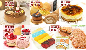 【ふるさと納税】 北海道 新ひだか町から スイーツ定期便（ 全5回） 12月から5回発送　パーティ クリスマス ホール チョコ キャラメル シフォン ロールケーキ スイートポテト どら焼き りんご シブースト 苺 チーズケーキ モンブラン 大福 葛 アイス サブレ