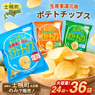 【定期便も選べる】北海道 ポテトチップス 菓子 おやつ 高...