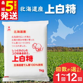 【ふるさと納税】 【容量と発送回数が選べる！】 ホクレン の 上白糖 北海道産 砂糖 定期便 お菓子 お菓子作り 料理 調味料 ビート てん菜 焼き菓子 卵焼き 煮物 お取り寄せ 道産 国産 北海道 清水町 十勝清水 送料無料