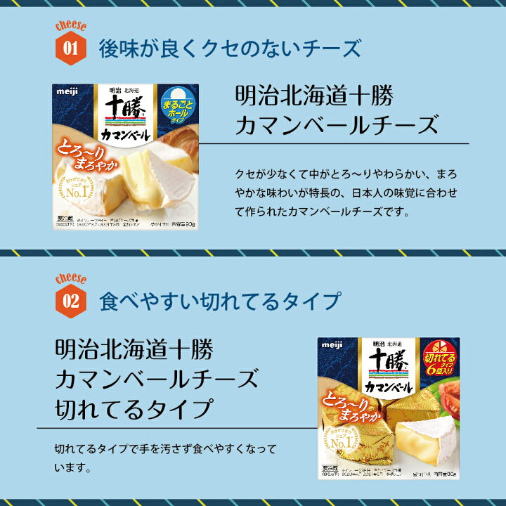明治北海道十勝カマンベールチーズ切れてるタイプ 90g 18個 Meiji 明治 チーズ ナチュラルチーズ 個別包装 要冷蔵 健康応援ショップ ミルク 健康応援ショップ ミルク明治北海道十勝カマンベールチーズ切れてるタイプ 90g 36個 Meiji 明治 チーズ ナチュラルチーズ