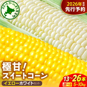 先行受付 2026年産 極甘 スイートコーン 2色セット（...