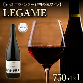 【ふるさと納税】 赤ワイン LEGAME 750ml×1本（箱入）北海道 十勝 芽室町
