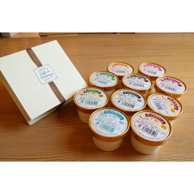 ≪ふるさと納税≫北海道産の生乳使用!濃厚アイスクリーム(120ml×10個)とカマンベールチーズケーキのセット[C1-1]