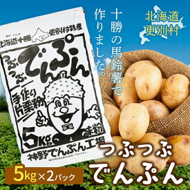 【ふるさと納税】北海道十勝更別村「つぶつぶでんぷん5kg」×2パック F21P-1110