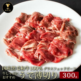 【ふるさと納税】十勝姫 ウデ薄切りスライス 300g しゃぶしゃぶ用 国産 黒毛和牛 グラスフェッドビーフ 【配送不可地域：離島】【1397674】