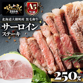 【ふるさと納税】「天駆和牛(そらうし)」サーロイン ステーキ 250g A5 黒毛和牛 北海道十勝大樹町産【配送不可地域：離島】【1722135】