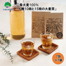 【ふるさと納税】二条大麦100％「十勝10時と15時の大麦茶」7包×7袋"北海道 十勝 豊頃町" 特産 数量限定 送料無料《30日以内に出荷予定(土日祝除く)》