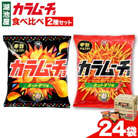 【ふるさと納税】湖池屋 「カラムーチョ」2種セット(各12袋) 本別町観光協会 送料無料《60日以内に出荷予定(土日祝除く)》北海道 本別町 ポテト ポテトチップス 菓子 スナック スナック菓子 食べ比べ