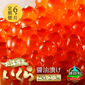 【ふるさと納税】 いくら醤油漬け 250g ×2パック 北海道産 鮭卵【個数 と 発送時期が選べる】すぐ 届く 定期便選択可 小分け HACCP認証 海鮮ギフト 贈答 贈答用 贈答品 魚介類 釧之助本店 釧路町 釧路超 特産品 br01 br04