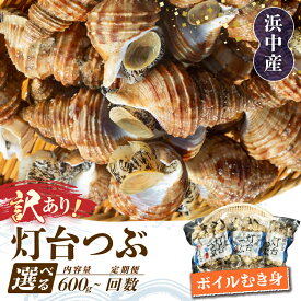【ふるさと納税】【訳あり】【容量と回数が選べる】北海道 つぶ貝 灯台つぶ 定期便 ボイル むき身 国産 浜中町産 魚貝 魚介 食品 新鮮 真空 冷凍 小分け 海産物 海鮮 簡単調理 炊き込みご飯 おつまみ 晩酌 刺身 煮つけ から揚げ カレー 人気 ワケアリ 不揃い 送料無料