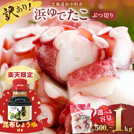 【ふるさと納税】【年内発送】【配送月とパック数が選べる】楽天限定 醤油付き たこ 北海道 浜中町産 浜ゆで たこぶつ切り 小分け パック 訳あり冷凍 新鮮 魚介類 海の幸 海産物 刺身 酢の物 たこ焼き たこ飯 カルパッチョ アヒージョ 国産 贈り物 ギフト おすすめ 送料無料