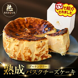 【ふるさと納税】チーズケーキ 熟成バスクチーズケーキ グルテンフリー 北海道 浜中町 テレビで紹介 ヒルナンデス 有名店 濃厚 スイーツ ケーキ デザート 洋菓子 お取り寄せ お菓子 冷凍 ギフト プレゼント