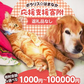 【ふるさと納税】【寄附額が選べる】【動物愛護ボランティア】1,000円～100,000円 浜中町 ポラリス☆はまなか 支援 返礼品なし 動物 ペット 援助 応援 保護 介護 里親 犬 猫 小動物 避妊 去勢 安全 環境づくり 飼育相談 アドバイス 命を守る 北海道