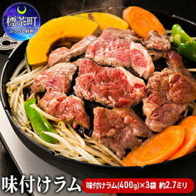 【ふるさと納税】味付けラム（400g）×3袋　【羊肉・ラム肉・味付けラム】