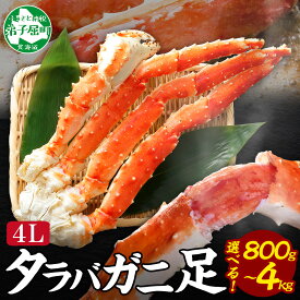 【ふるさと納税】 カニ 蟹 ボイルタラバ足 800g 1kg 1.6kg 2kg 4kg 4L かに肉 カニ タラバ蟹 たらば蟹 タラバガニ 脚 たらばがに ボイル キャンプ飯 バーベキュー BBQ 送料無料 北海道 弟子屈町
