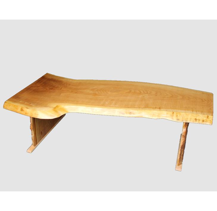 ふるさと納税 超特価 03 座卓 テーブル 一枚天板 ついに入荷 厚さ約3cm 7kg キハダ