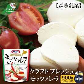 【ふるさと納税】【 年6回 定期便 毎月 定期 】森永乳業 モッツァレラチーズ 900g(100g×9P) × 6ヵ月【全6回】フレッシュ モッツァレラ （ ふるさと納税 チーズ ちーず 年6回 6 6ヶ月 6ケ月 6ヵ月 6カ月 6か月 詰め合わせ 北海道 102000 102000円 102,000 102,000円 半年 ）