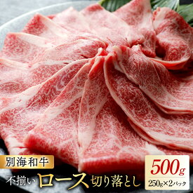 【ふるさと納税】別海和牛 ロース 切り落とし 500g（250g×2）（ ふるさと納税 ロース ふるさと納税 牛肉 切り落とし ふるさと納税 牛 ふるさと納税 訳あり 不揃い ふるさと 肉 ロース肉 しゃぶしゃぶ すき焼き 肉じゃが 北海道 別海町 ）