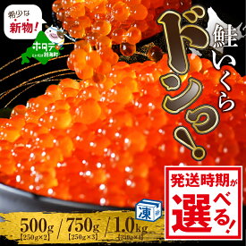 【ふるさと納税】【禁輸に負けない！】【発送時期が選べる】高評価★4.74 北海道 産 大粒 鮭いくら いくら醤油漬け 【内容量 / 発送時期 が選べる】 ( ふるさと納税 いくら 人気 ふるさと納税 訳あり 国産 年内 )（クラウドファンディング対象）