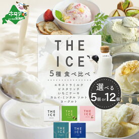 【ふるさと納税】THE ICE 5種食べ比べ セット 選べる内容量 5個 12個