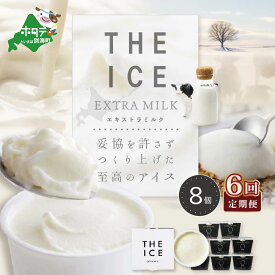 【ふるさと納税】【毎月定期便】【THE ICE】エキストラミルク8個×6ヵ月定期便（J FARM AMUSE 株式会社）