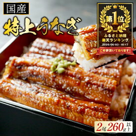 【ふるさと納税】高評価 ★4.2 国産 特上 うなぎ 2尾 【発送時期が選べる】 260g以上 ～ 580g以上（ ふるさと納税 うなぎ 国産 ふるさと納税 鰻 ふるさと 訳あり うなぎ蒲焼 蒲焼 うなぎの蒲焼き 惣菜 湯せん レンジ 簡単調理 小分け 人気 北海道 別海町 ）