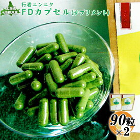 【ふるさと納税】行者ニンニクFDカプセル90粒×2袋 サプリメント 行者にんにく 健康食品 フリーズドライ カプセル 疲労回復 長寿 体力増強 野菜 山菜 山の幸 ふるさと納税 北海道 中標津町 中標津【20008】