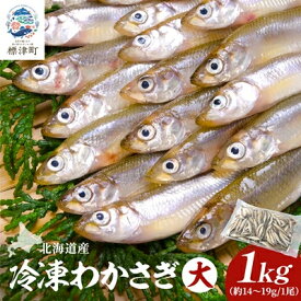 【ふるさと納税】北海道産　冷凍わかさぎ(大)1kg【最大約13cm、重さ14～19g】　おすすめ　おいしい　天然【配送不可地域：離島】【1589790】