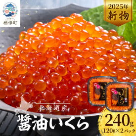 【ふるさと納税】【令和7年新物】醤油いくら120g×2パック【配送不可地域：離島】【1693876】