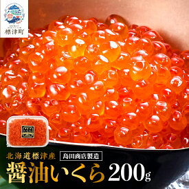 【ふるさと納税】 北海道産 いくら 200g パック 国産 天然 人気 おすすめ さけ サケ 鮭 鮭いくら 鮭イクラ いくら醤油漬 醤油漬け しょうゆづけ 醤油いくら 醤油イクラ しょうゆいくら いくら北海道 魚卵【配送不可地域：離島】