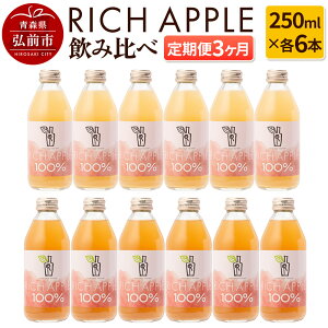 yӂ邳Ɣ[Łzyr[Ly[zy3zRICH APPLE ݔ 񂲃W[X12{Zbgi250ml×12{×3jy ʏ`z