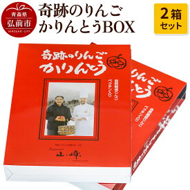 【ふるさと納税】 奇跡のりんごかりんとうBOX 2箱セット【 和菓子 スイーツ 】