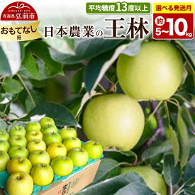 【ふるさと納税】りんご【選べる 26年11月〜27年3月 発送】王林【おもてなし用】【選べる約 5kg／10kg】平均糖度13度以上 クール便 青森県 弘前市 果物 フルーツ 林檎 リンゴ くだもの 不揃い 規格外 [先行予約 産地直送 アップル]